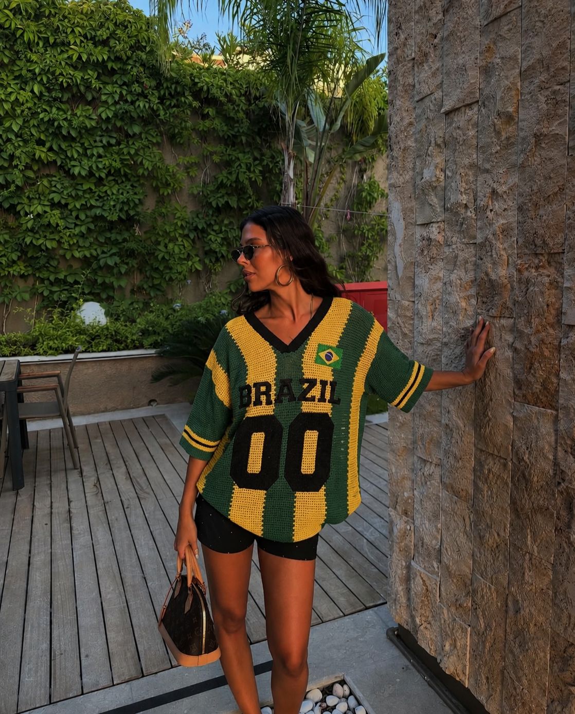 Blusa Crochê Brazil Bossa